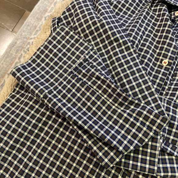 Dsquared checkered button down collared shirt with logo men’s IT 48 - Picture 6 of 6